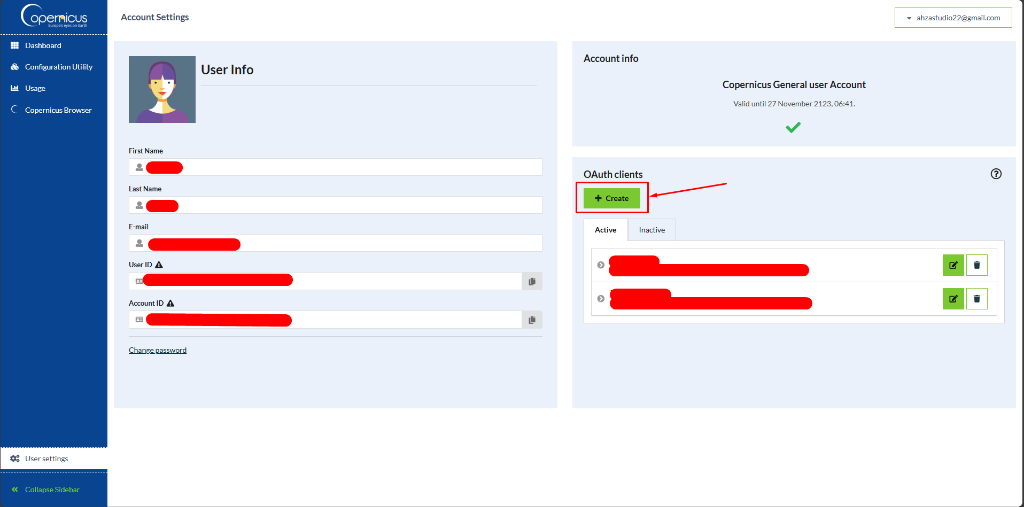 Create OAuth Button