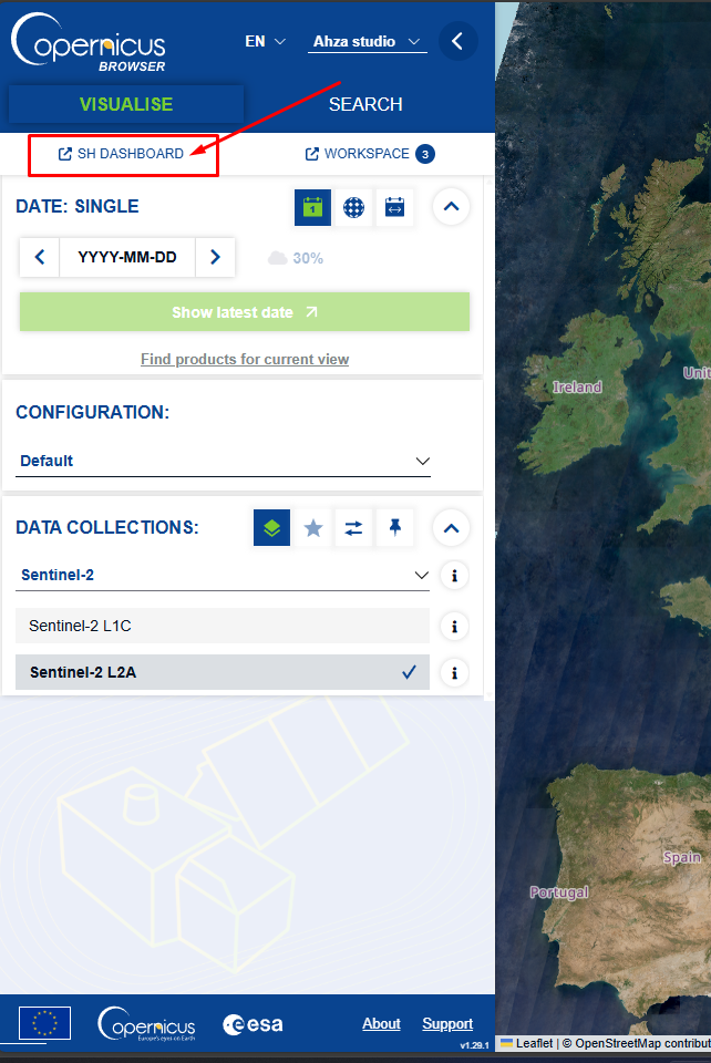 SH Dashboard Link