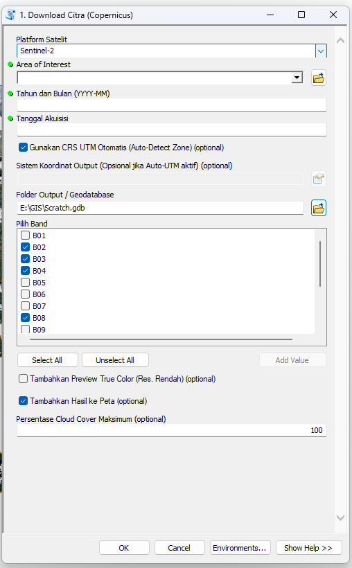 ArcMap UI