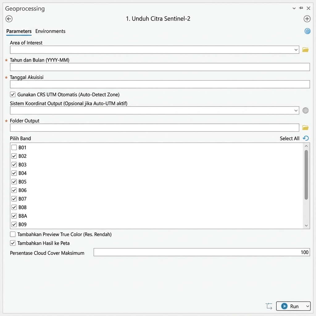 ArcGIS Pro Tool Interface